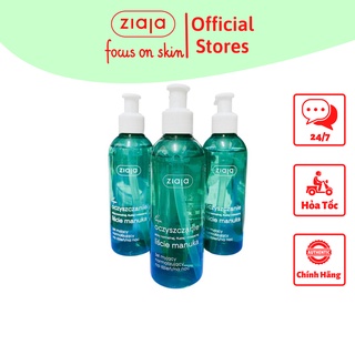Sữa Rửa Mặt Giảm Mụn,Mờ Sẹo Giảm Thâm Dành Cho Da Dầu  - Ziaja Manuka 200ml