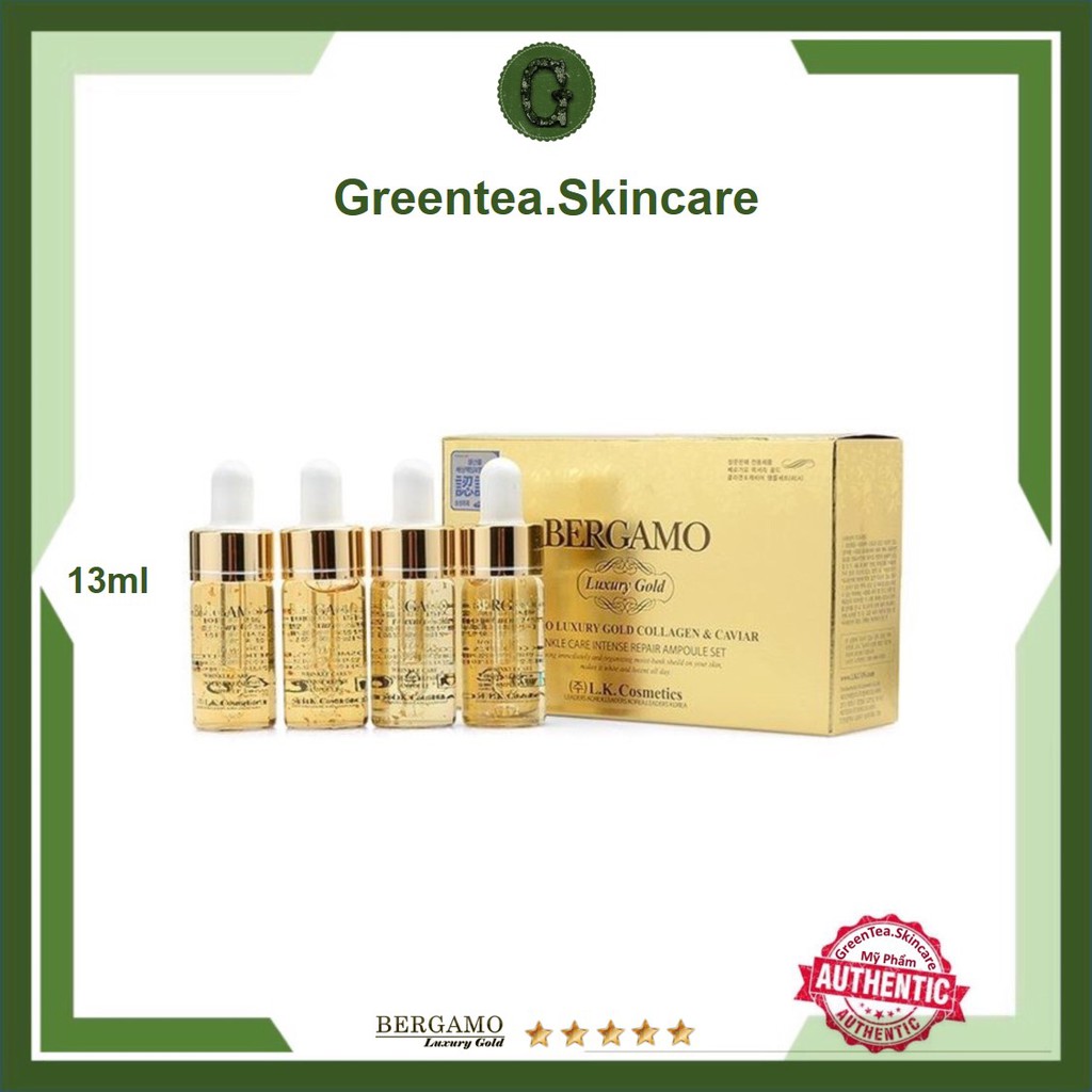 Serum Bergamo 💖 FREESHIP 💖 Tinh Chất Bergamo Luxury Gold Hàn Quốc