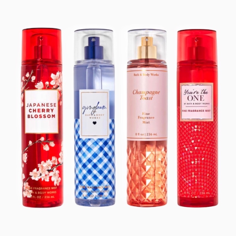 (BODY MIST) Xịt toàn thân BATH &amp; BODY WORKS Full size 236ml, chính hãng nhập từ Mỹ (J.A Shop)