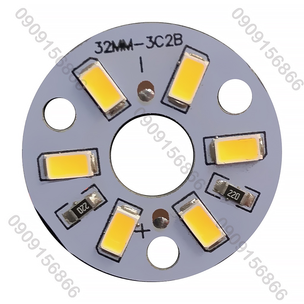 Led vỉ tròn 3w - 12v