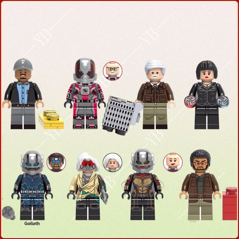 Đồ chơi khối xây dựng hạt nhỏ Đồ chơi lắp ráp Marvel minifigures mô hình nhân vật trong phim