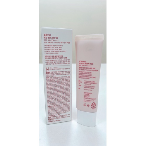 Kem Chống Nắng Da Mặt Hàn Quốc Cell Fusion C Vạch Hồng Toning Sunscreen 100 SPF 50+ PA+++ 50ml Cho Mọi Loại Da
