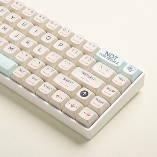 Keycap XDA PBT Dyesub - bộ nút thay cho bàn phím cơ Honey milk, Macaroon, Shimmer, Ice cream