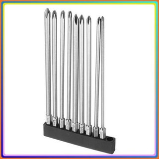 Bộ 9 mũi tô vít 4 cạnh dài 100 mm cho khoan pin,điện