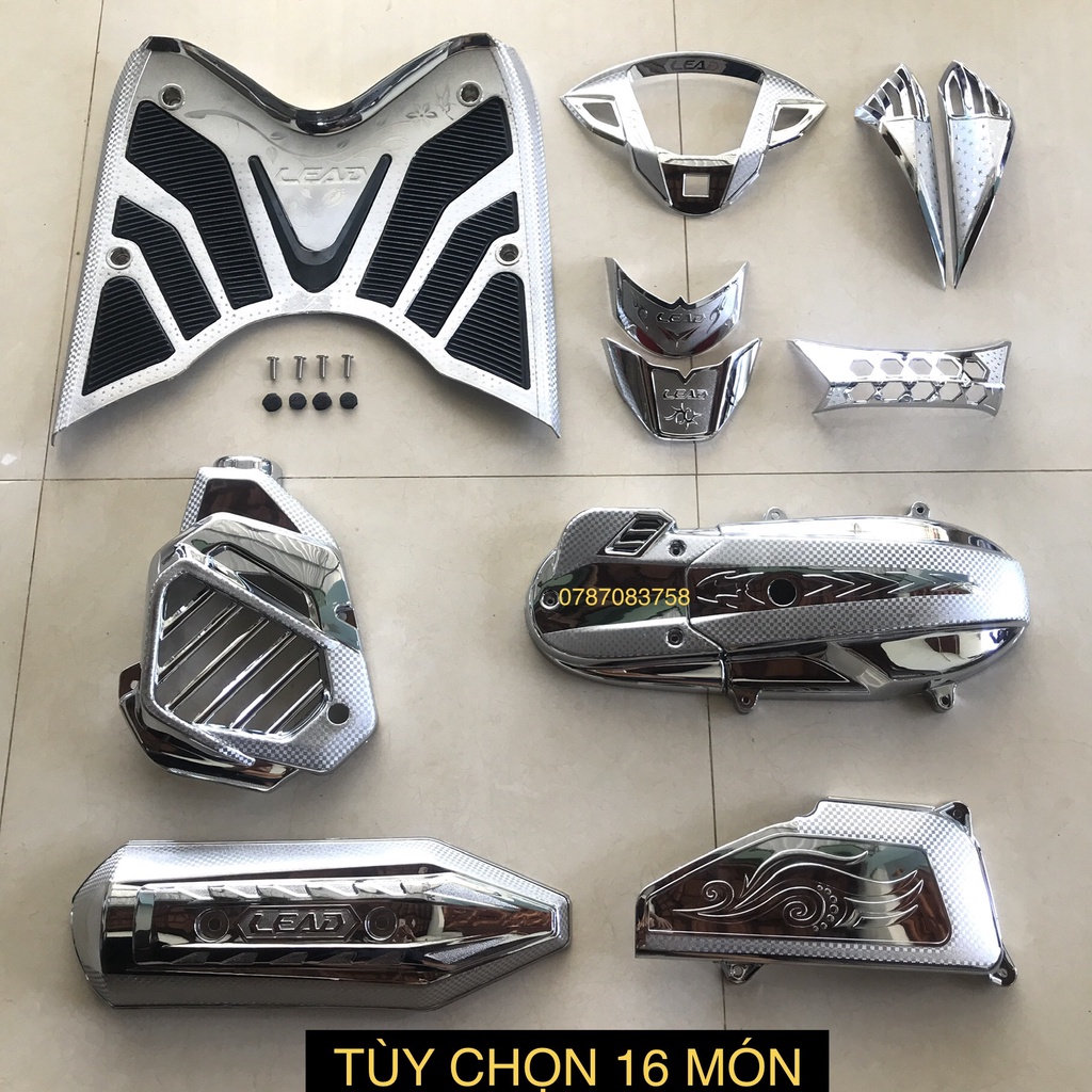 Phụ kiện xe LEAD 2013-2016 ốp crom hàng loại I