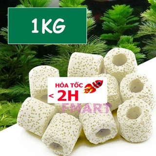 Sứ lọc ( 1KG ) loại đẹp, vật liệu lọc nước hồ cá, bể cá,loại bỏ kim loại nặng, bổ sung khoáng chất & nguyên tố vi lượng