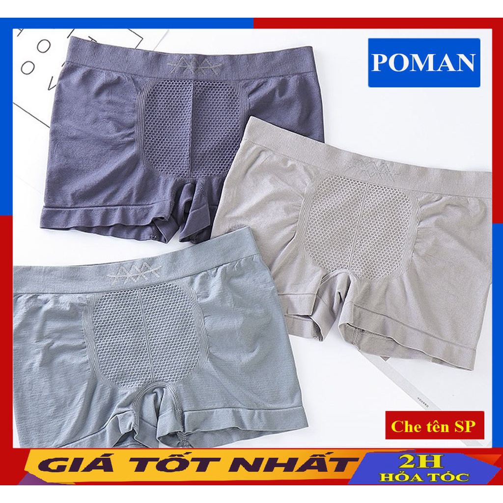 Quần sịp đùi nam chữ A, quần sịp đùi nam cao cấp quần lót nam đùi co giãn 4 chiều - SA01- POMAN
