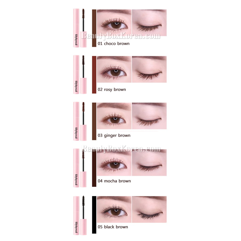 MASCARA LÂU TRÔI-CONG MI-DÀY MI LILYBYRED 9AM TO 9PM SURVIVAL COLOR CARA | BigBuy360 - bigbuy360.vn