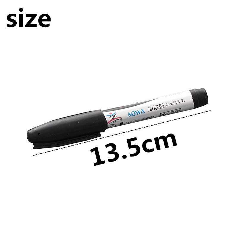 Bút lông mực đen chống thấm nước nhanh khô cỡ lớn tiện lợi dành cho học sinh/văn phòng