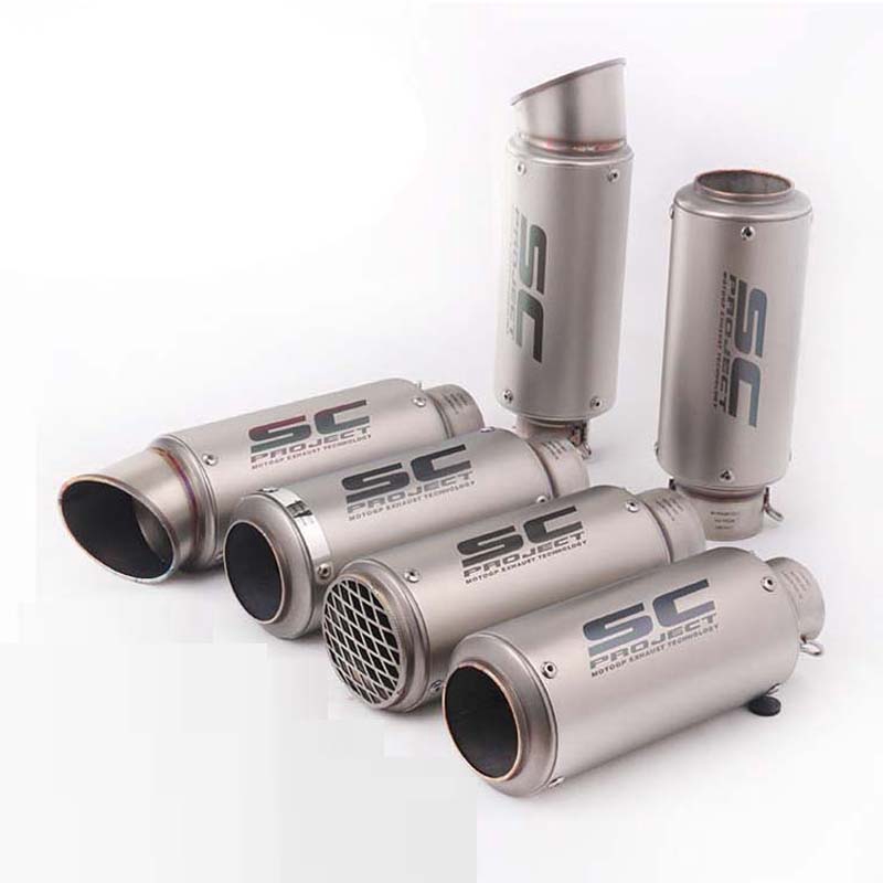 Ống Pô Xả Khí 51/60mm Cho Xe Mô Tô