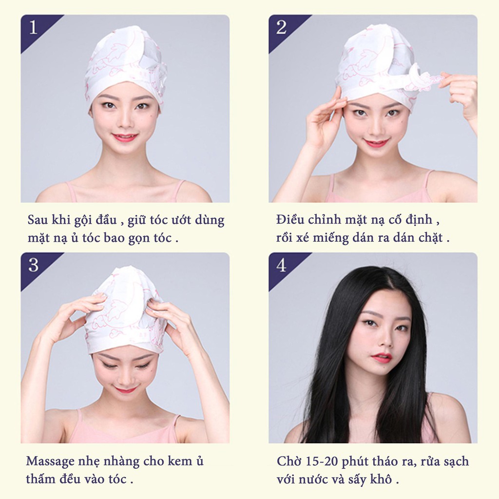MẶT NẠ Ủ TÓC SOONPURE SPA HẤP DẦU DƯỠNG TÓC VỚI THÀNH PHẦN THIÊN NHIÊN 5 miếng SC100 | BigBuy360 - bigbuy360.vn
