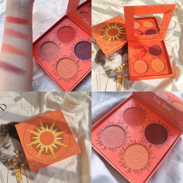 Má hồng mặt trời VonGee 4 ô