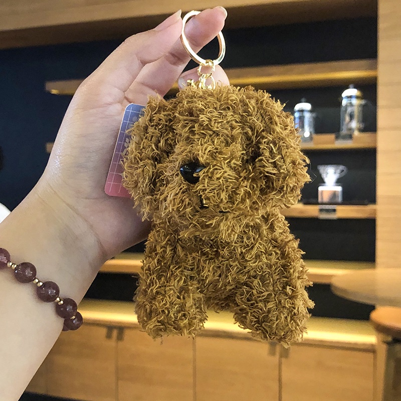 Móc Khóa Hình Cún Nhồi Bông Dễ Thương