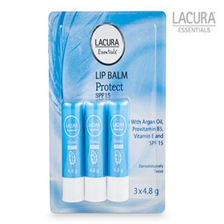 Son dưỡng môi Lip Balm Lacura 4,8g giúp ẩm và chống khô môi dưỡng môi căng mọng/có chống nắng SPF15