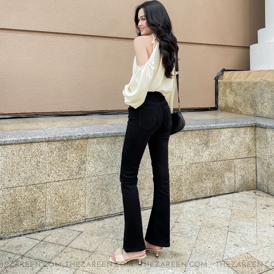 QUẦN JEANS ĐEN LOE ZAREEN JEA130 ĐEN