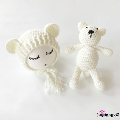 Phụ kiện chụp hình dệt kim thiết kế đáng yêu cho bé