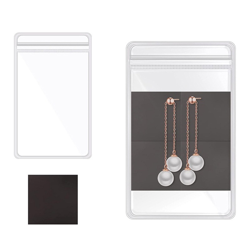 Set 25 Túi Đựng Trang Sức 25 Ngăn Có Khóa Kéo Chống Ẩm Mốc Tiện Dụng