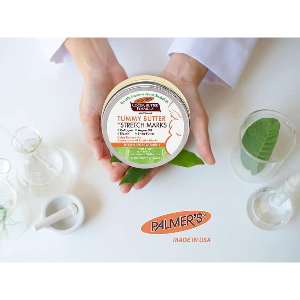 Kem Làm Săn Chắc Và Trị Rạn Da Mẹ Bầu Palmer’s CoCoa Butter Formula Firming Butter 125g