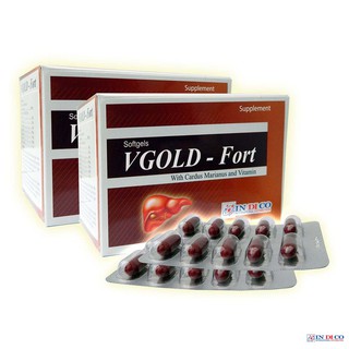 Viên nang mềm vgold - sản phẩm bổ gan