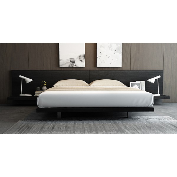 Giường ngủ thiết kế đơn giản sang trọng 2m1*1m8 (GN-07)