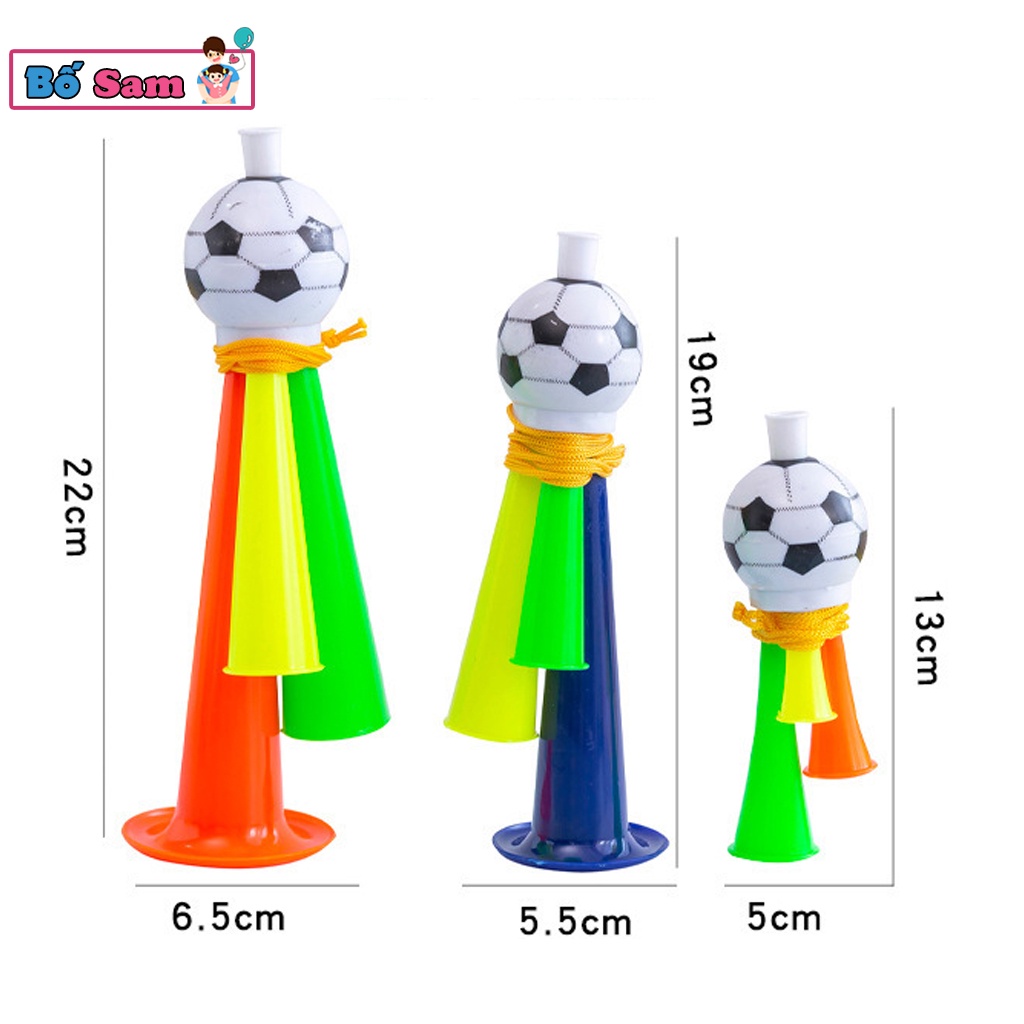 Kèn cổ vũ bóng đá thể thao cổ vũ cho bé vui nhộn nhiều kích thước Shop Bố Sam