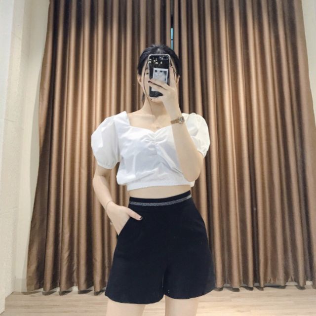 Quần đùi nữ đai nhũ 3 màu - Quần soóc nữ cạp cao co giãn tốt - Chan Chan Store | BigBuy360 - bigbuy360.vn