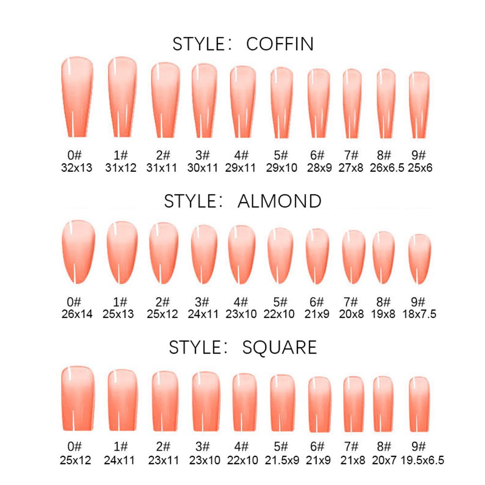 [Hàng mới về] Hộp 240 móng tay giả màu sắc xinh xắn làm đẹp cho nữ