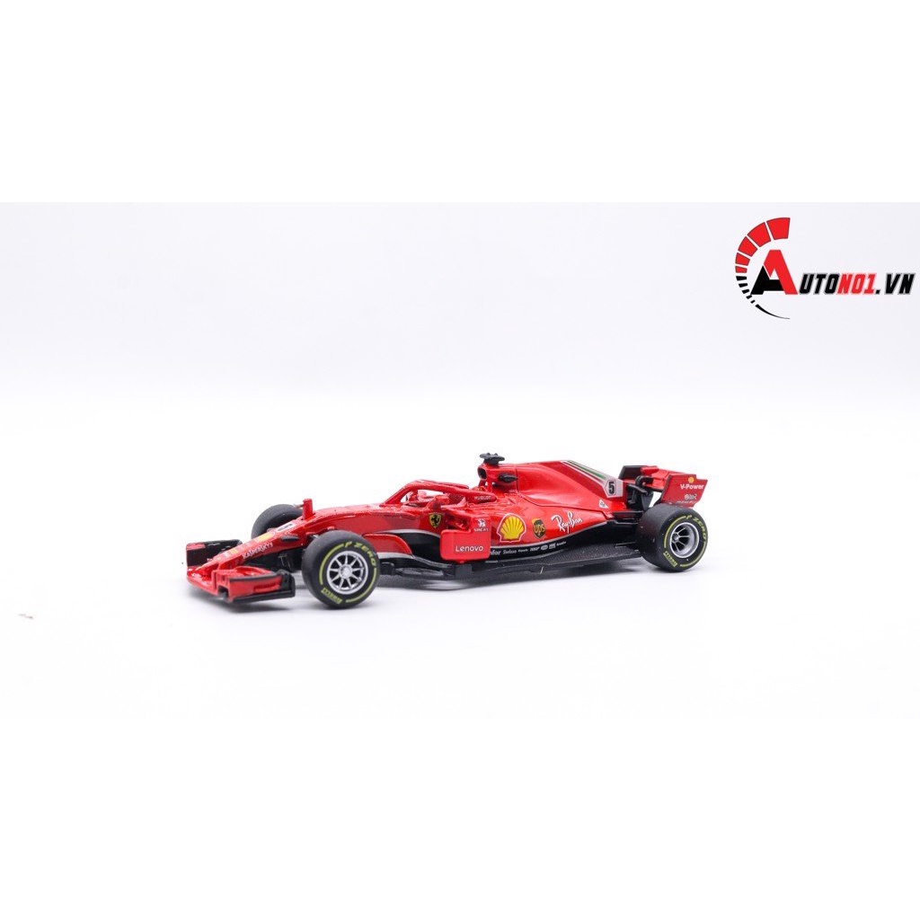 MÔ HÌNH XE F1 FERRARI SF71H RACING MODEL 2018 1:43 BBURAGO 5226