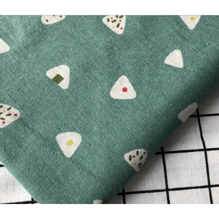Vải canvas, vải bố mẫu sushi