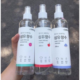 Xịt Thơm Quần Áo Hàn Quốc Fabric Perfume 250ml