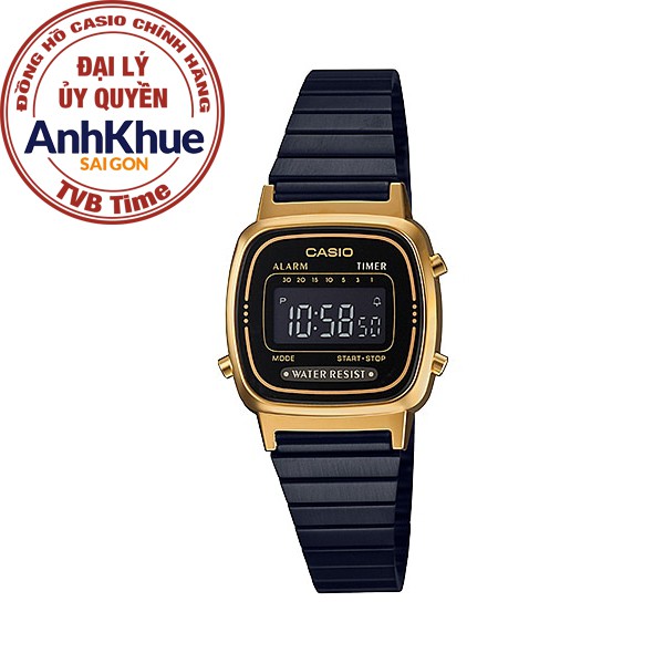 Đồng hồ nữ dây kim loại Casio Standard chính hãng Anh Khuê LA670WEGB-1BDF