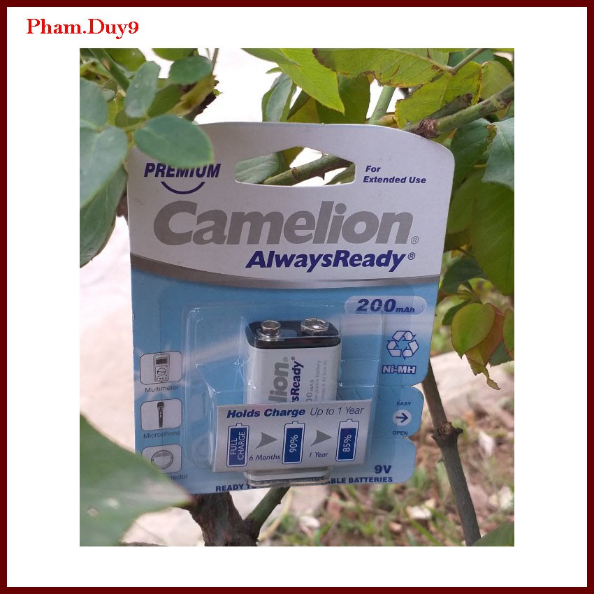 Pin sạc 9v trắng camelion (có VAT )