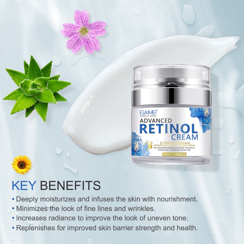 Kem Dưỡng Da Mặt YOUYO ELAIMEI Chứa Retinol Hoạt Tính Dưỡng Ẩm Chống Nếp Nhăn Làm Săn Chắc Tông Màu Da