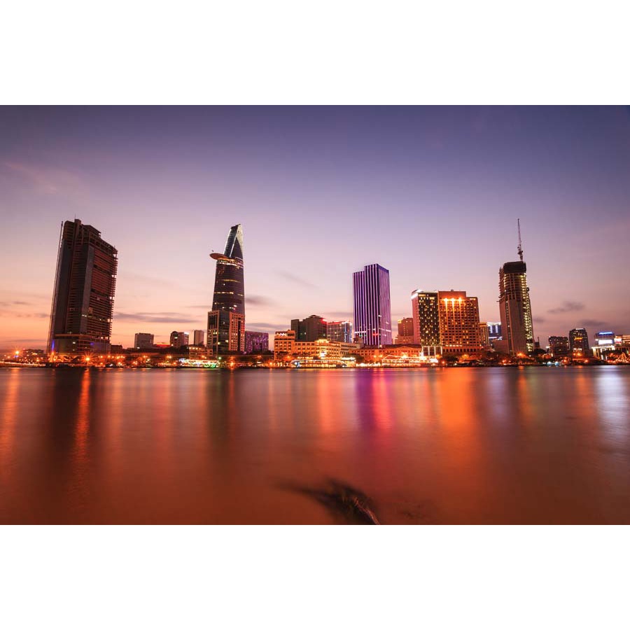 Tranh dán tường Việt Nam 3D Màu sắc tươi sáng, độ sắc nét cao, độ bền màu từ 10 năm trở lên.