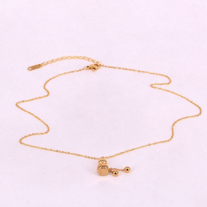 Dây Chuyền Hồ Lô Titan Ko Đen Cao Cấp TT 2079 - TT 2079