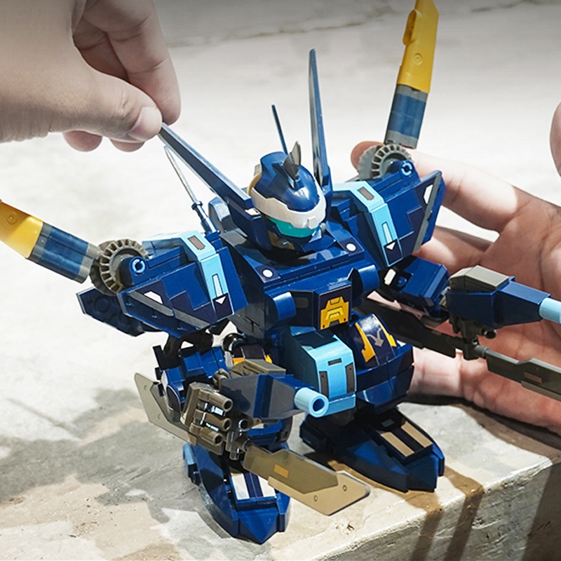 Lego Neutron Star Mecha Building Block Robot Caramel Heavy Cannon Câu đố Món quà Giáng sinh Đồ chơi giáo dục cho trẻ em