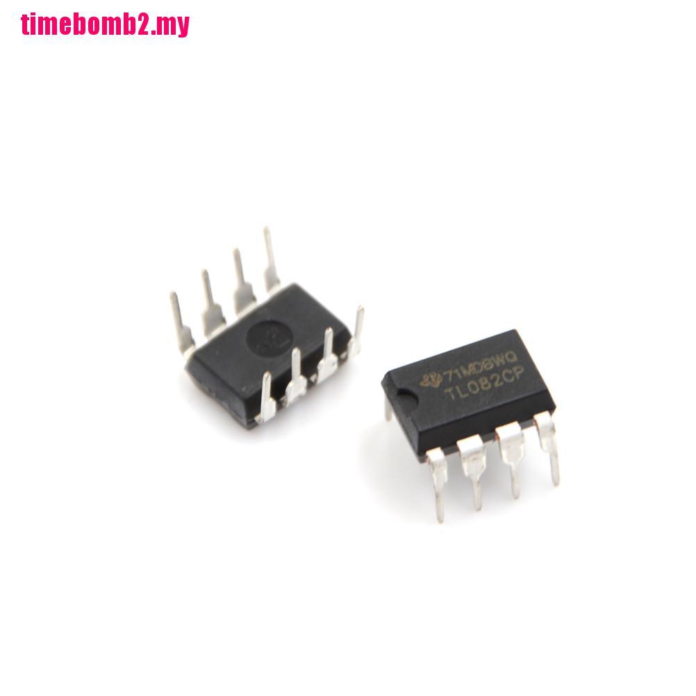 Bộ 20 Linh Kiện Khuếch Đại Âm Thanh Hlh Tl082Cp Ti Dip8 Ic Jfet-Input