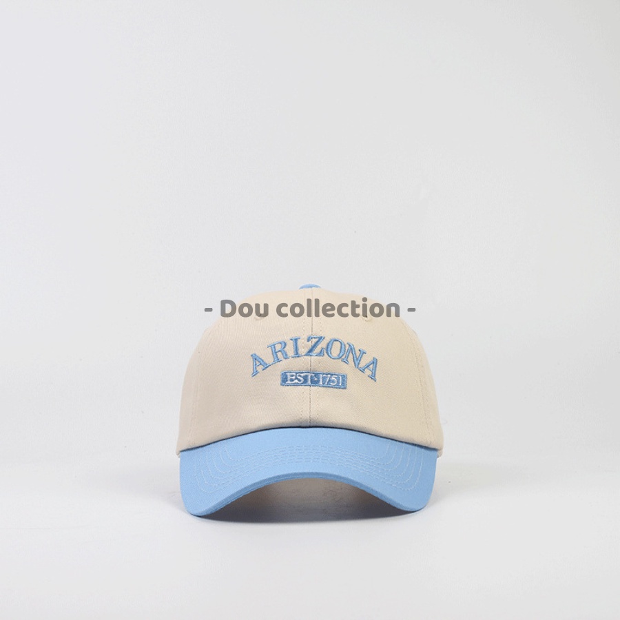 Nón kết (Mũ lưỡi trai ) nam nữ thêu logo Arizona Est 1751 - Chất liệu cotton - Dou Collection - Mã NV044