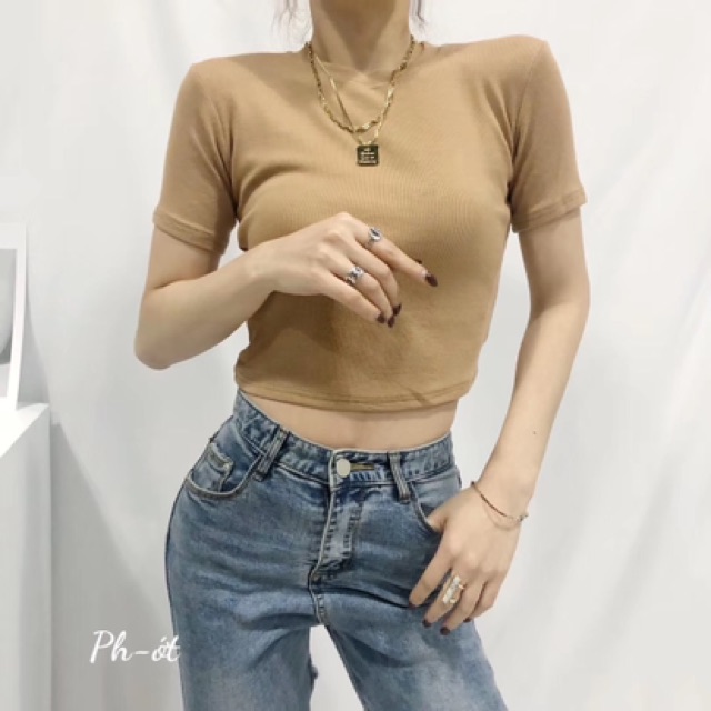 ÁO CỔ TRÒN MÁC KIM CHUẨN MS14224