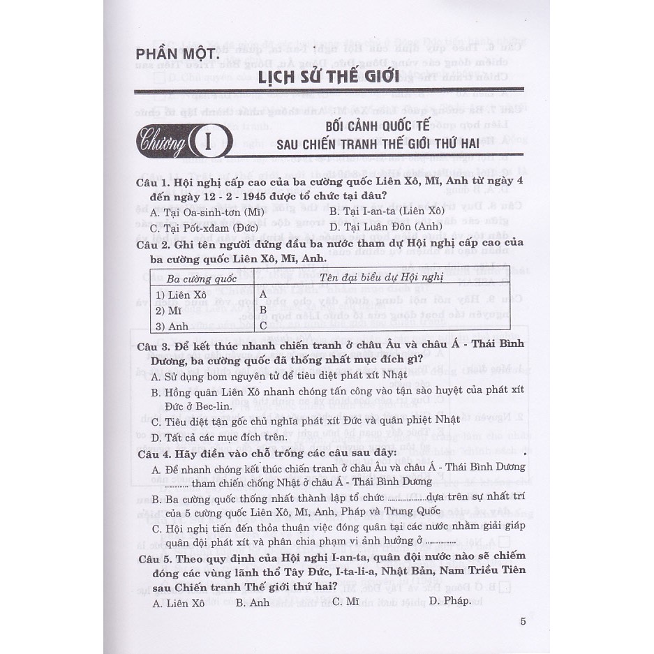 Sách - 1260 Câu Hỏi Trắc Nghiệm Lịch Sử 12