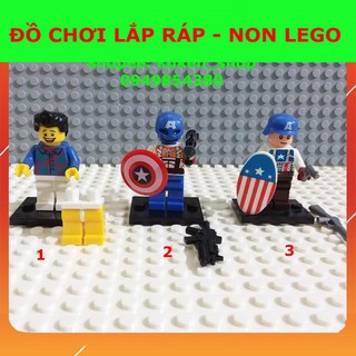 Đồ Chơi  Minifigures Các Mẫu Nhân Vật Captian NO.283 - Lắp Ráp Mini
