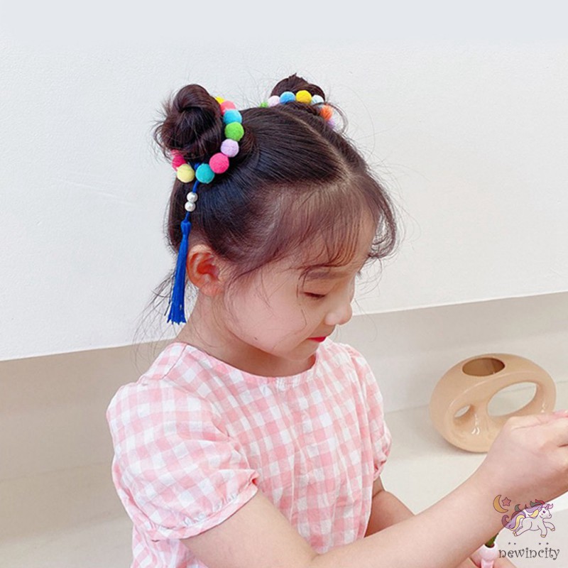 Dây Buộc Tóc Nhiều Màu Sắc Cho Bé Gái