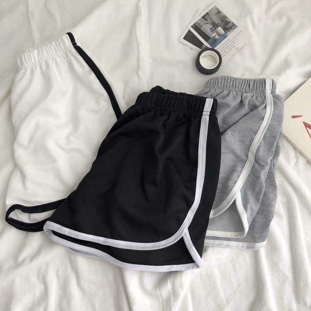 [TẶNG QUÀ XINH] QUẦN NỮ VIỀN 3 MÀU ĐEN TRẮNG XÁM CHẤT COTTON MỀM MỊN MÁT MẺ NGÀY HÈ PHỐ THỜI TRANG HOTTEEN