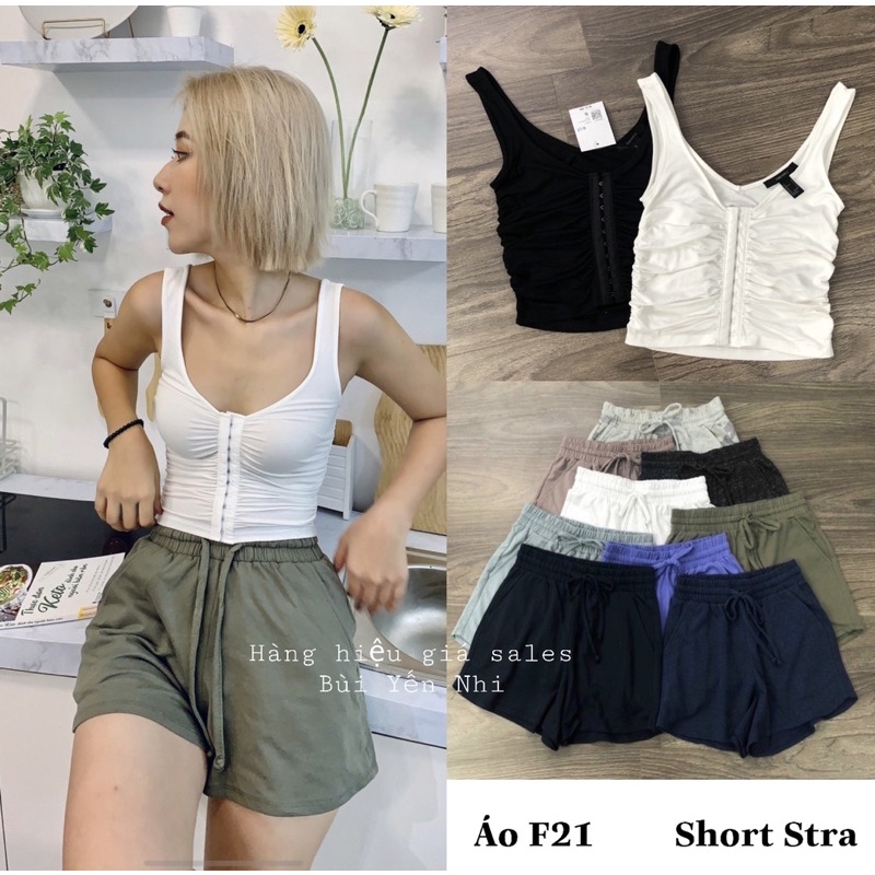 Áo F21 khuy cài trước ạ