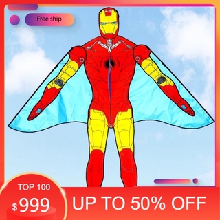Diều - người sắt - iron man + tặng cầm thả diều 150 mét dây