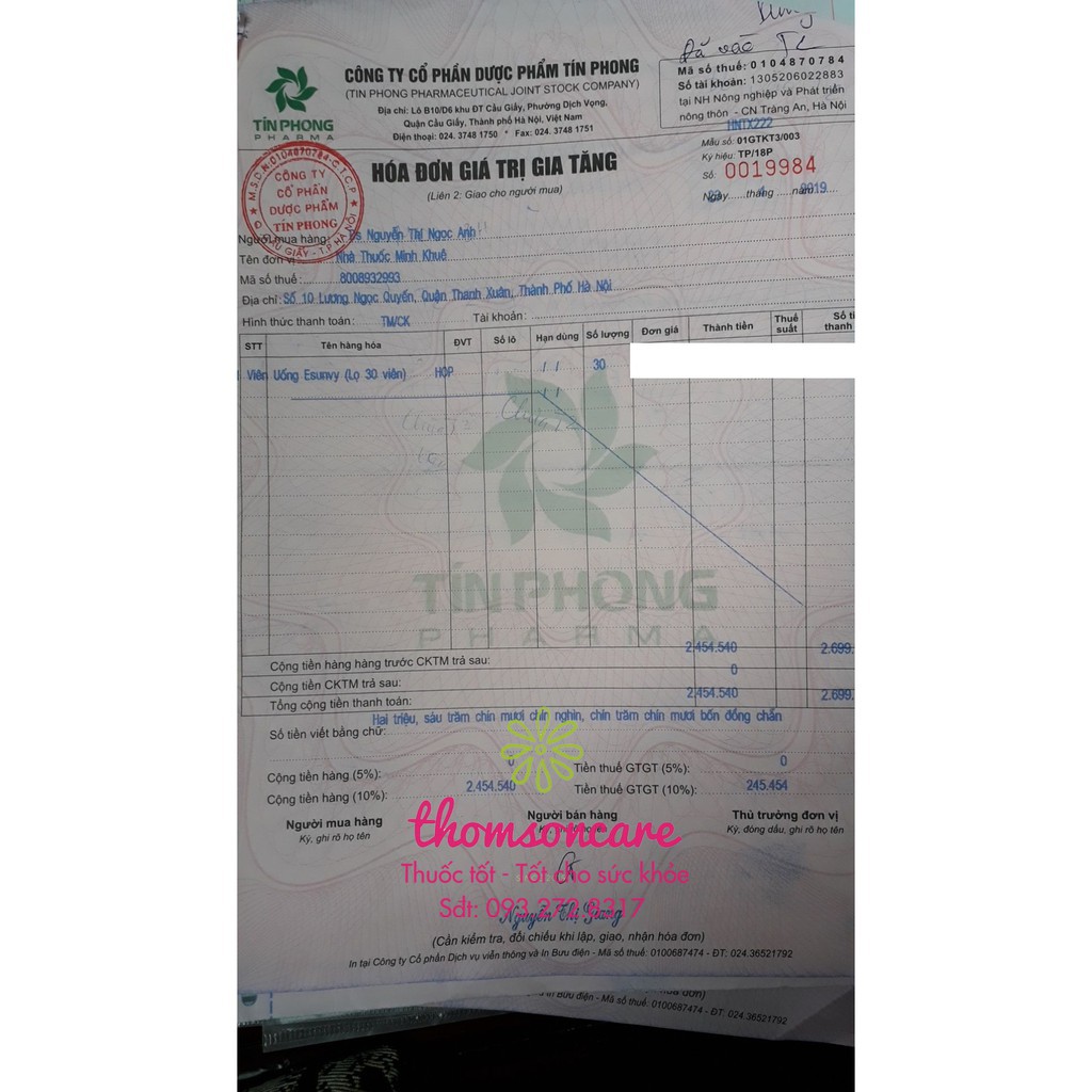 Viên uống Esunvy hỗ trợ giảm mụn trứng cá Hộp 30 viên từ thảo dược | BigBuy360 - bigbuy360.vn