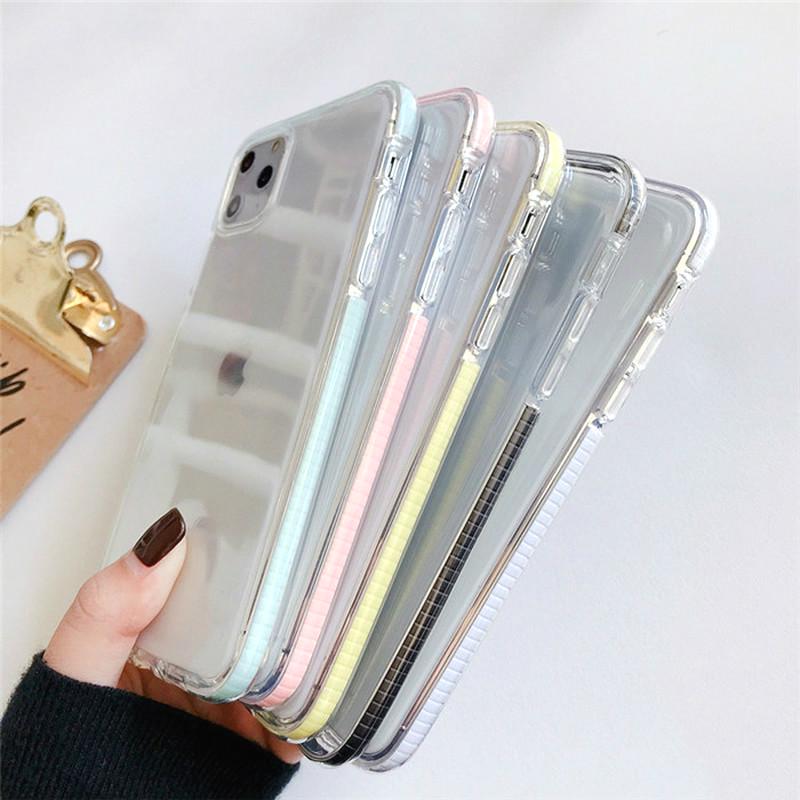 Ốp điện thoại TPU trong suốt chống sốc cao cấp cho IPhone12 11 Pro Max XR Xs Max 6s 8 7 Plus | BigBuy360 - bigbuy360.vn
