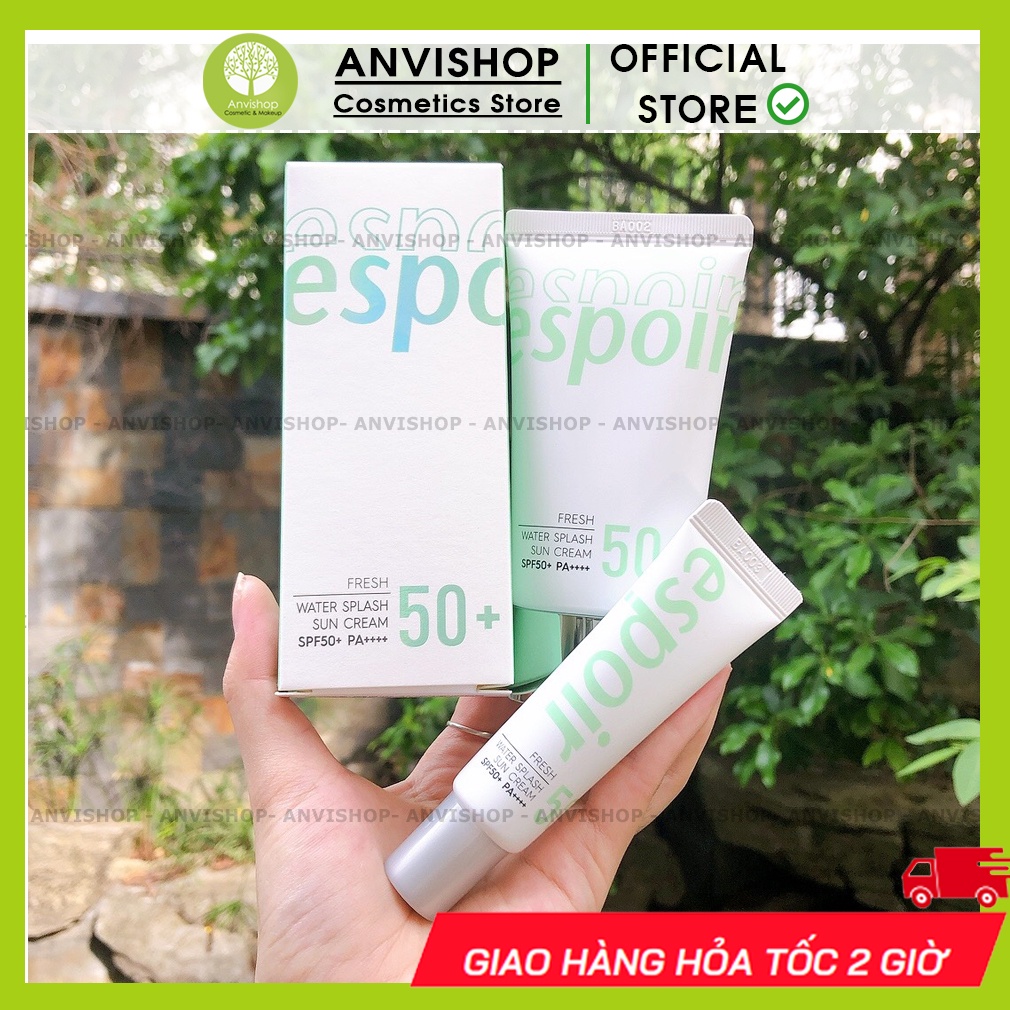 SET 2 Kem Chống Nắng Espoir Sun Cream SPF50+ PA++++ 60ml + 20ml