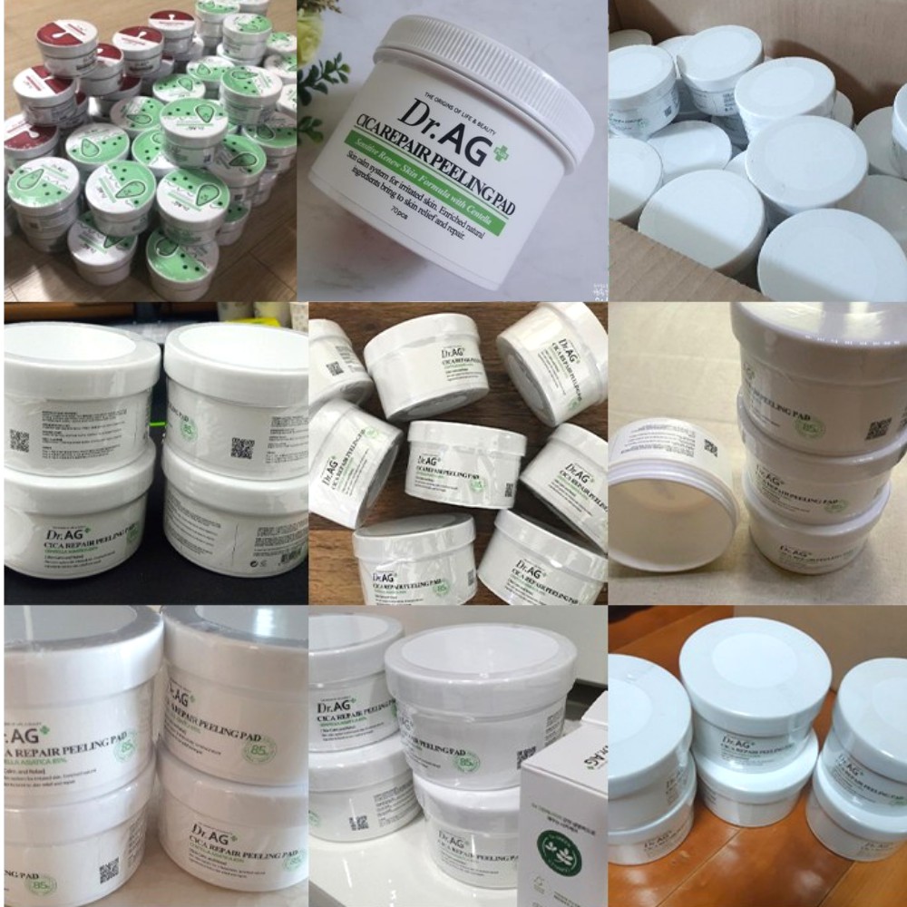 Pad tẩy da chết DR.AG CICA REPAIR PEELING PAD