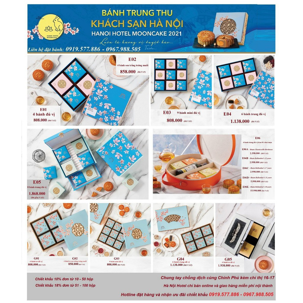 Bánh Trung Thu Khách Sạn Hà Nội - Mooncake Collection | BigBuy360 - bigbuy360.vn